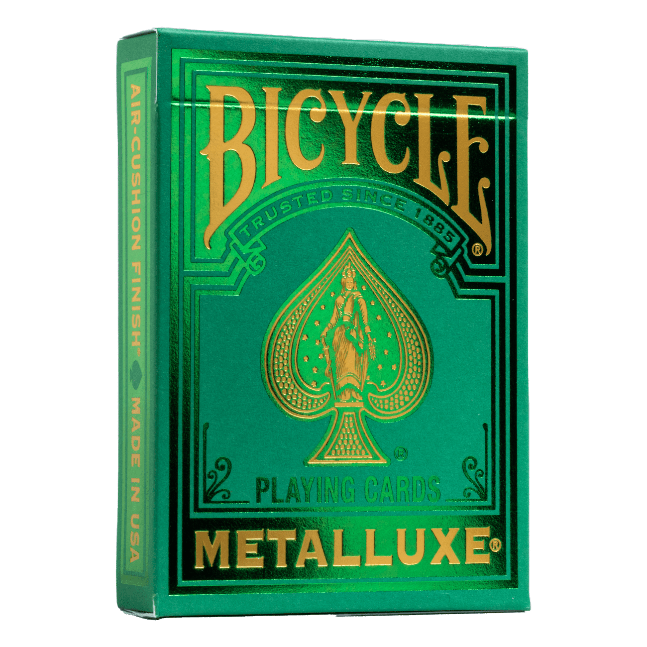 Bicycle Green Metalluxe Playing Cards image 0